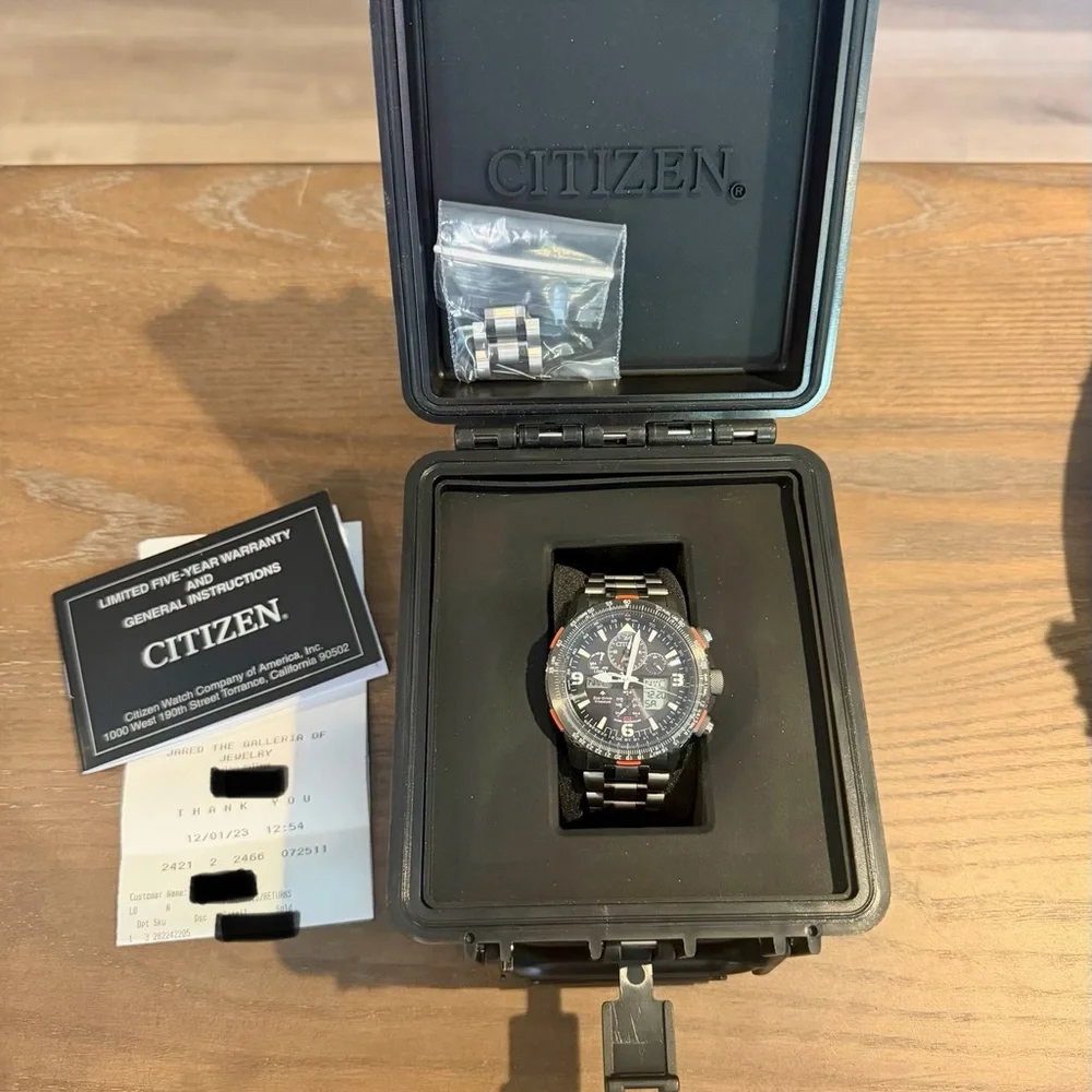Men’s Citizen Promaster Skyhawk A-T
Atomic Timekeeping / Super Titanium™ - Picture 1 of 4